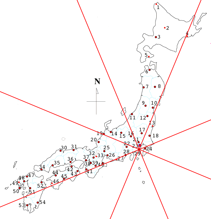 横浜方位図